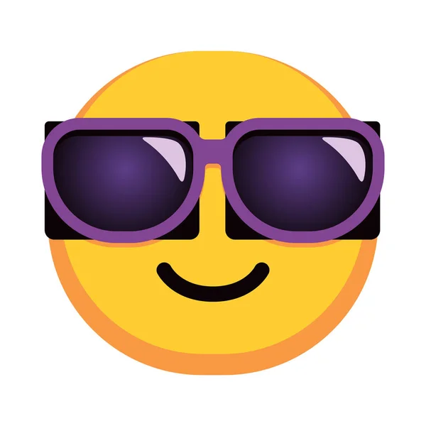 Isolated happy colored emoji icon — Vettoriale Stock