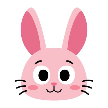 Isolated rabbit happy Avatar cartoon Vector illustration