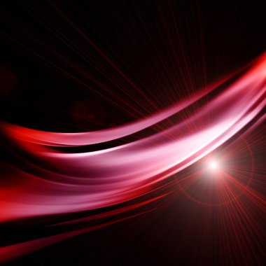 Işıklı fütüristik teknoloji dalga arkaplan tasarımı