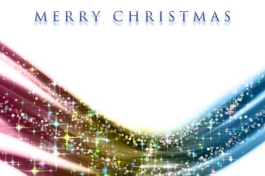 Parlayan yıldızlı muhteşem noel dalgası tasarımı