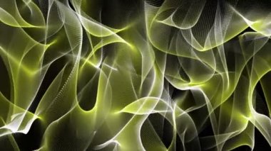 güçlü video animasyon hareketli parçacık dalgası nesne ile döngü hd 1080p