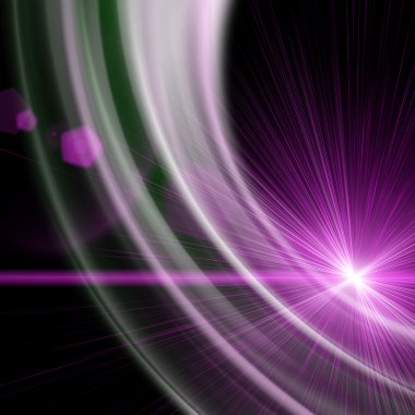 Işıklı fütüristik teknoloji dalga arkaplan tasarımı