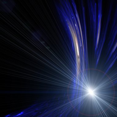 Işıklı fütüristik teknoloji dalga arkaplan tasarımı