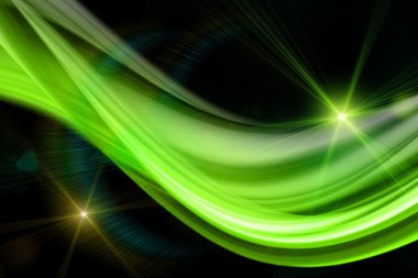 Işıklı fütüristik teknoloji dalga arkaplan tasarımı