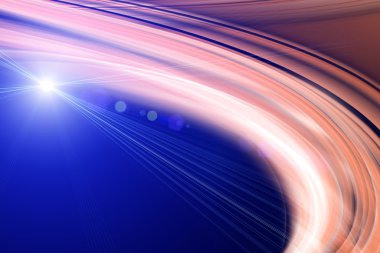 Işıklı fütüristik teknoloji dalga arkaplan tasarımı