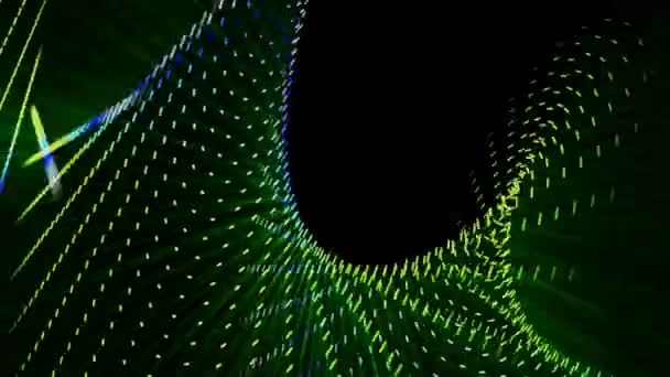 Animation vidéo futuriste avec objet mobile et lumières, boucle HD 1080p 