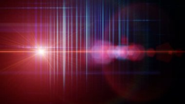 Şerit nesne ve ışıklar, hareketli fantastik video animasyon döngüsü hd 1080p