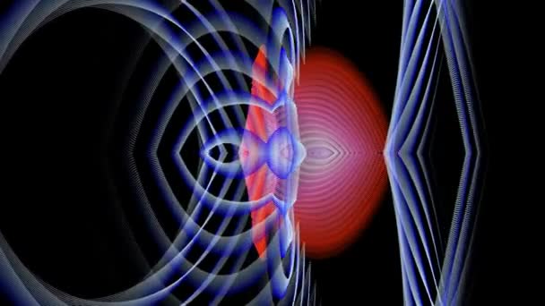 Animação de vídeo fantástica com objeto em movimento, loop HD 1080p — Vídeo de Stock