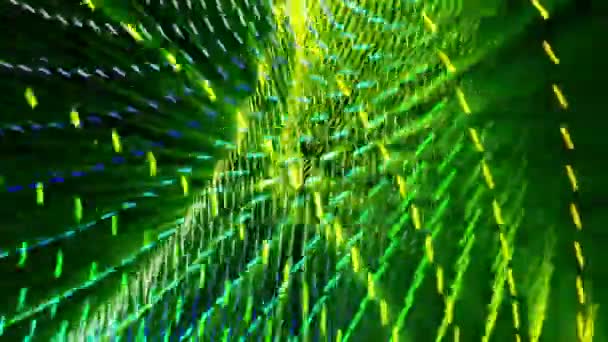 Futurisztikus technológia videóinak animáció, mozgó objektum és a fények, hurok Hd 1080p — Stock videók