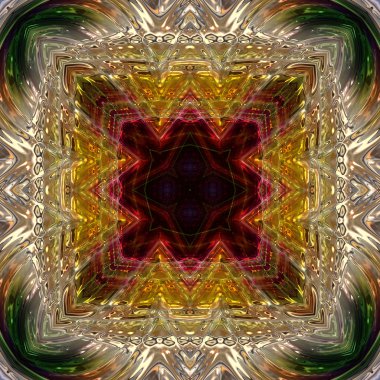 Mükemmel soyut resimli cam deseni