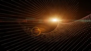 nesne ve ışıklar, hareketli video animasyon fütüristik teknoloji döngü hd 1080p