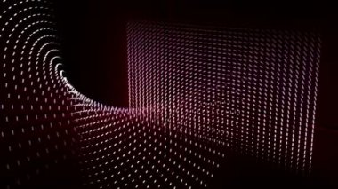 nesne ve ışıklar, hareketli video animasyon fütüristik teknoloji döngü hd 1080p