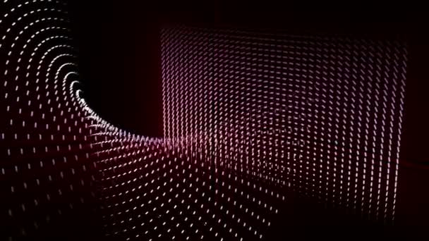 Animation vidéo futuriste avec objet mobile et lumières, boucle HD 1080p 