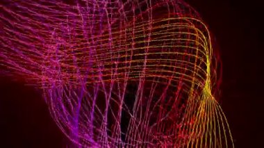 nesne ve ışıklar, hareketli fütüristik video animasyon döngüsü hd 1080p