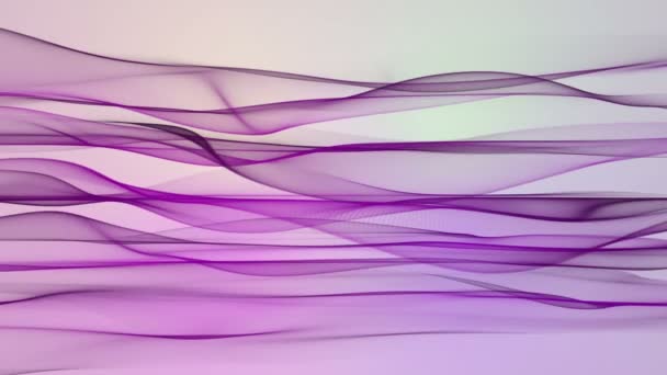 Magnifique animation vidéo avec objet particule onde mobile, boucle HD 1080p 