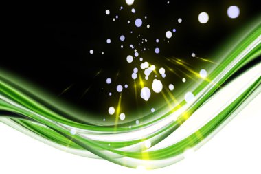 Işıklı fütüristik teknoloji dalga arkaplan tasarımı