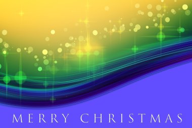Parlayan yıldızlı muhteşem noel dalgası tasarımı