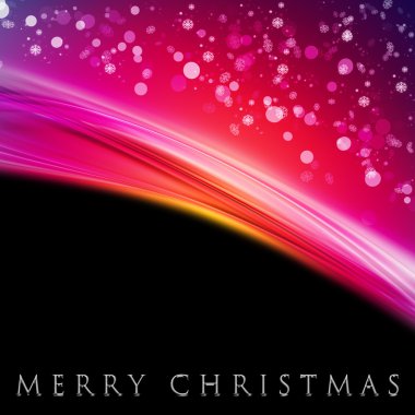 muhteşem christmas dalga kar taneleri ile tasarım ve uzay yo için
