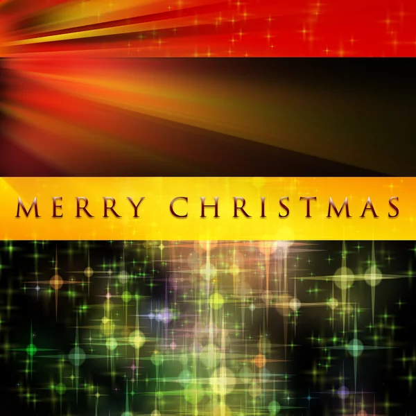 Fantastic Christmas design with glowing stars — Stock Photo, Image
