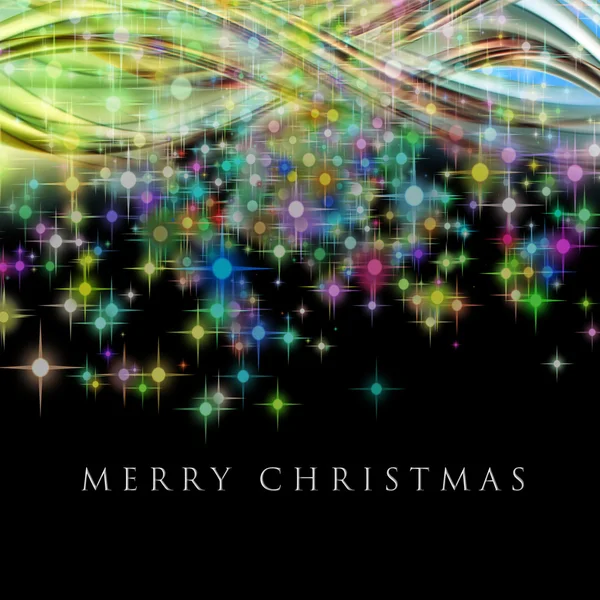 Design de onda de Natal fantástico com estrelas brilhantes — Fotografia de Stock