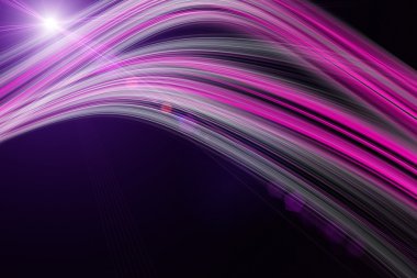 Işıklı fütüristik teknoloji dalga arkaplan tasarımı