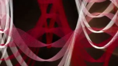 nesne ve ışıklar, hareketli video animasyon fütüristik teknoloji döngü hd 1080p