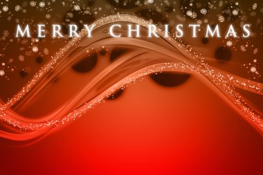 muhteşem christmas dalga kar taneleri ile tasarlayın