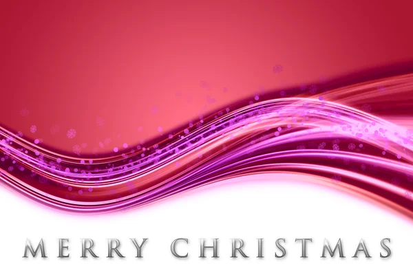 Fantastisk jul våg design med snöflingor — Stockfoto