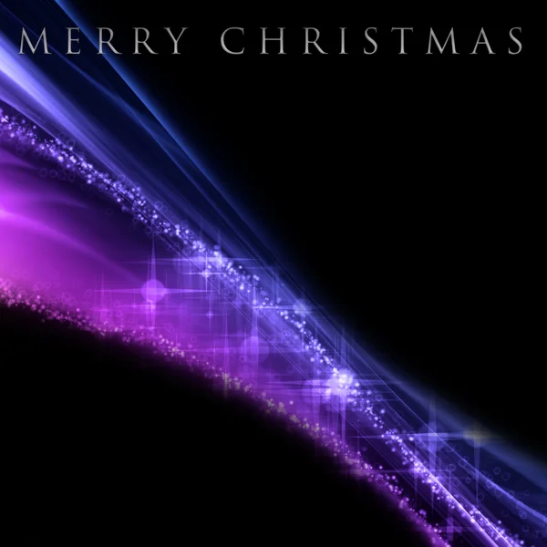 Diseño fantástico de la onda de Navidad con estrellas brillantes —  Fotos de Stock