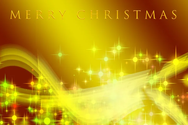 Fantastic Christmas wave design with glowing stars — Stock Photo, Image