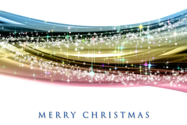 Diseño fantástico de la onda de Navidad con estrellas brillantes — Foto de Stock