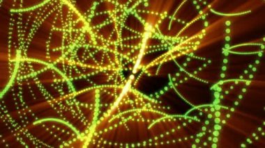 Şerit nesne ve ışıklar, hareketli fütüristik video animasyon döngüsü hd 1080p