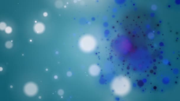 Wonderful video animation with moving bubbles, loop HD 1080p — Stock Video