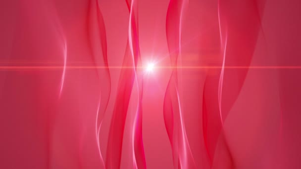Animation vidéo futuriste avec objet vague mobile et lumières, boucle HD 1080p 