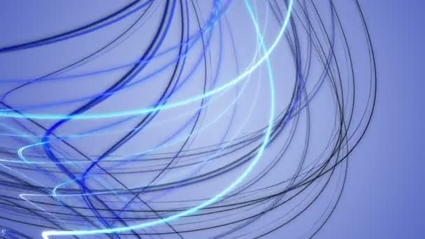 Magnifique animation vidéo avec objet vague en mouvement, boucle HD 1080p 