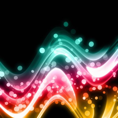 zarif dalga tasarlamak kabarcıklar ve boşluk tex için