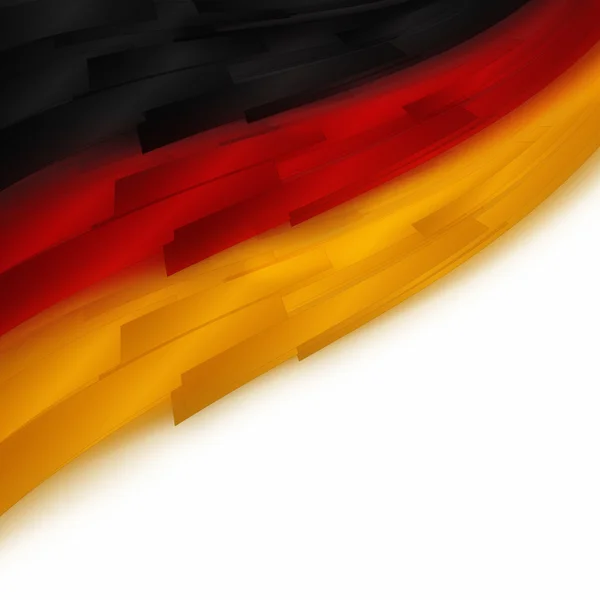 Illustrated German flag for sport events — Stock Photo, Image