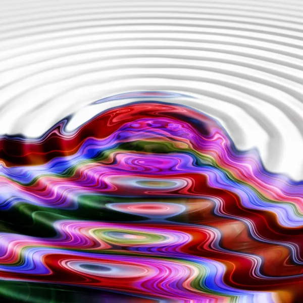 Wonderful illustrated wave background design — Stock Photo, Image