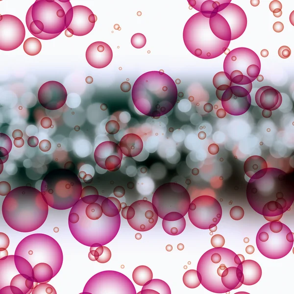 幻想的な強力な泡の背景デザインイラスト — ストック写真
