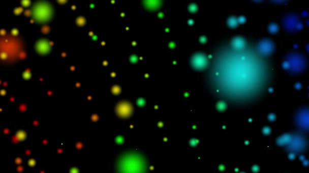 Futuriste technologie flottante lumière animation vidéo, boucle HD 1080p 