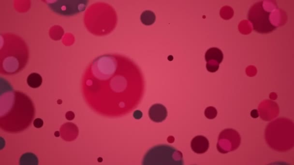 Maravillosa animación de vídeo con burbujas en movimiento, bucle HD 1080p — Vídeo de stock
