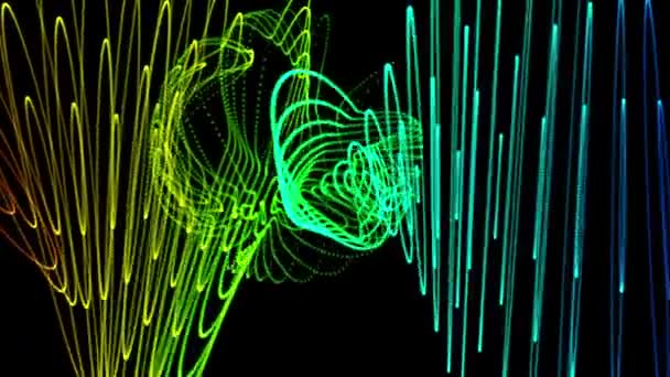 Fantastique animation vidéo avec objet en mouvement, boucle HD 1080p 