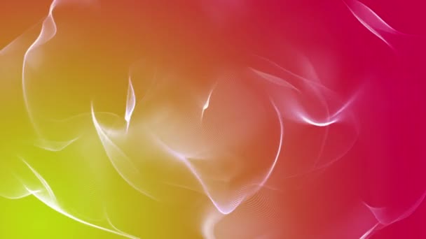 Animation vidéo puissante avec objet d'onde de particules en mouvement, boucle HD 1080p 
