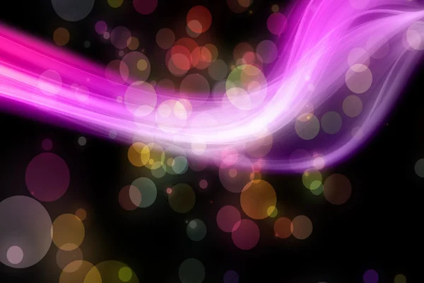 Diseño de onda elegante abstracto con burbujas — Foto de Stock