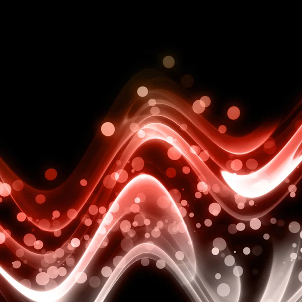 Diseño de onda elegante abstracto con burbujas y espacio para su texto —  Fotos de Stock