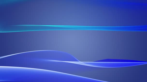 Magnifique animation vidéo avec objet vague en mouvement, boucle HD 1080p 