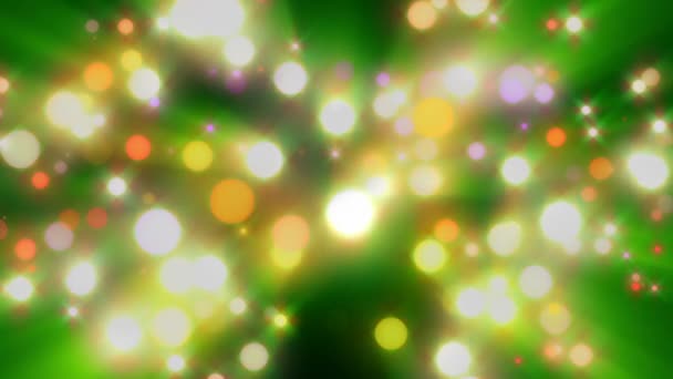 Animation vidéo puissante avec particules de lumière en mouvement, boucle HD 1080p 