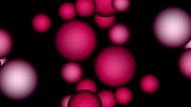 Magnifique animation vidéo avec bulles en mouvement, boucle HD 1080p 