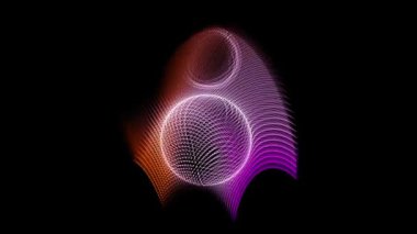 fantastik video animasyon ile nesne hareket, döngü hd 1080p