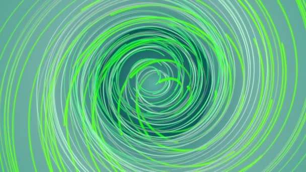 Fantastique animation vidéo avec un objet à rayures torsadées en mouvement, boucle HD 1080p 